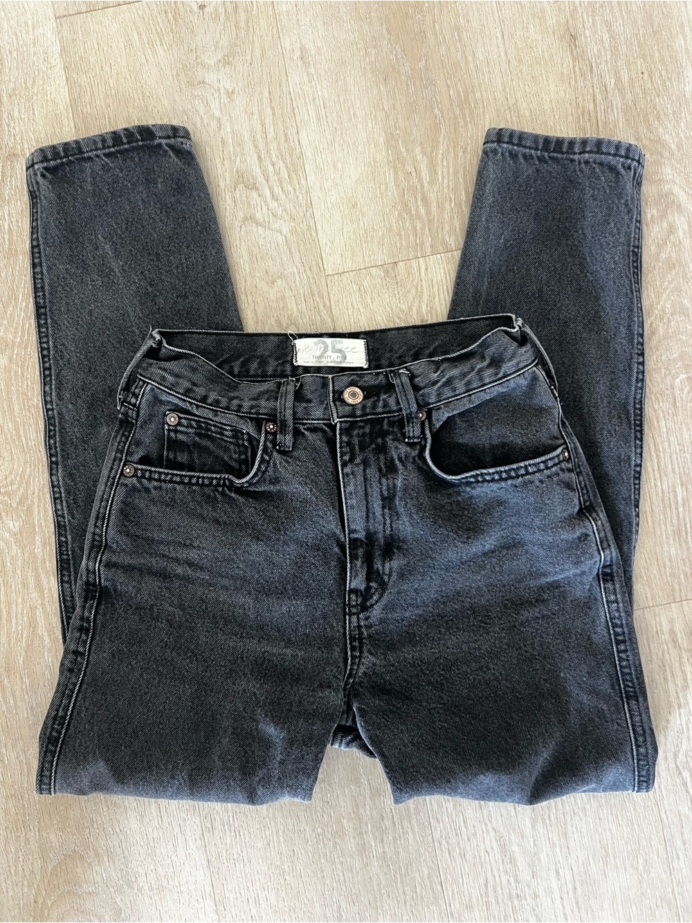 Free People High-Rise Straight Jeans
